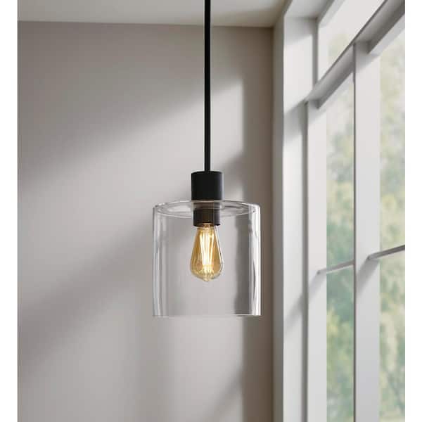 Sutton Place 1-Light Matte Black Pendant
