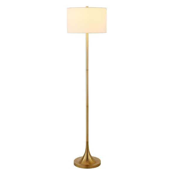 Josephine 62 in. Brass Floor Lamp