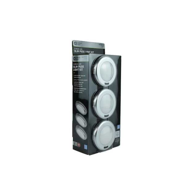 3-Light LED Puck Light Kit