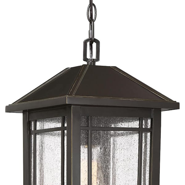 Cedar Point 1-Light Bronze Outdoor Pendant Light