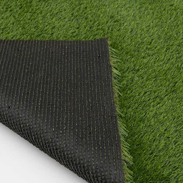 62 oz. 15 ft. Wide x Cut to Length Light Field Clover Artificial Grass