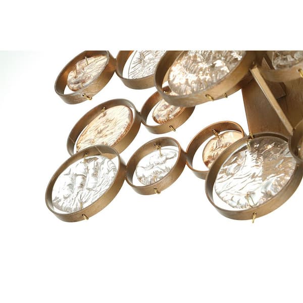 Trento 2-Light Pearl Gold Wall Sconce