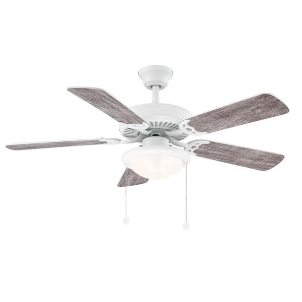 Trice 44 in. LED Matte White Ceiling Fan