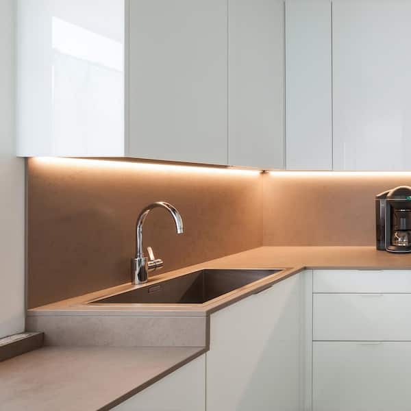 PowerLED 36 in. LED Satin Nickel Under Cabinet Low Profile Linear 120-Volt Light with Included Power Cord