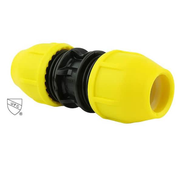 Underground 3/4in IPS New Install Kit (1)3/4inx100ft Pipe, (2)3/4in Couplers, (2)3/4in Meter Risers, Gas Line Detection