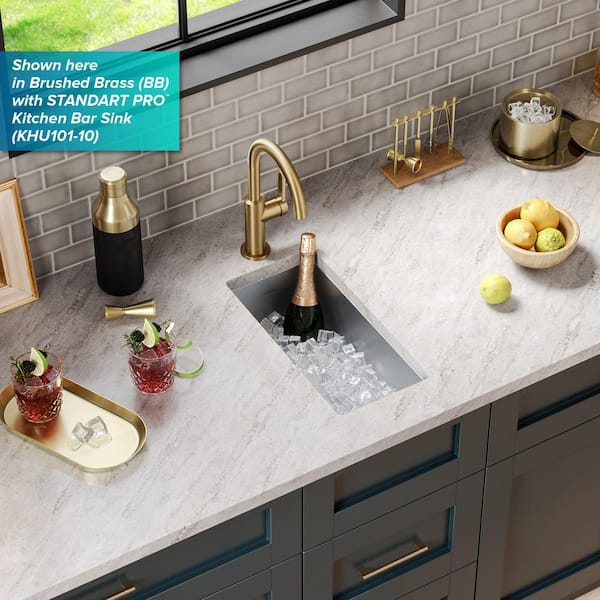Oletto Single-Handle Kitchen Bar Faucet in Matte Black