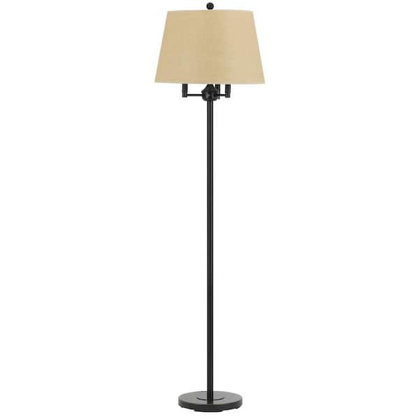 62 in. Six Way Andros Floor Lamp in Dark Bronze