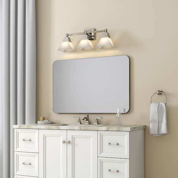 Memoirs 3-Light Polished Nickel Wall Sconce