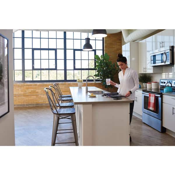 Genta LX Single-Handle Pull-Down Sprayer Kitchen Faucet with Reflex in Spot Resist Stainless