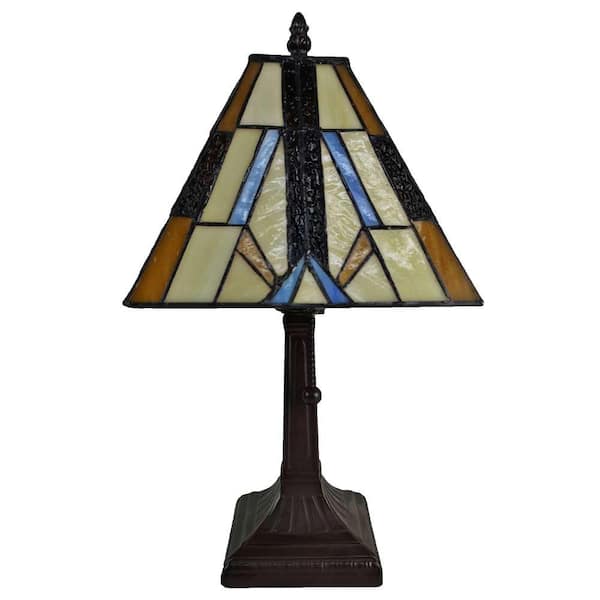 15.5 in. Tiffany Style Mission Table Lamp
