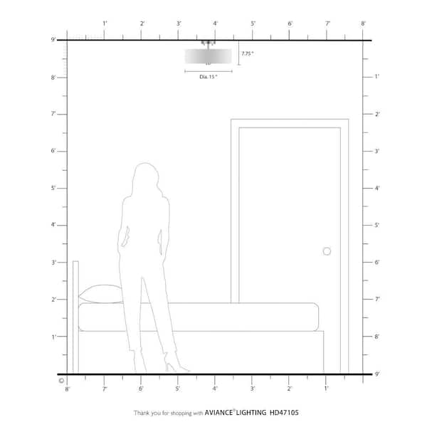 Mercury 3 Light Brushed Nickel Flush Mount