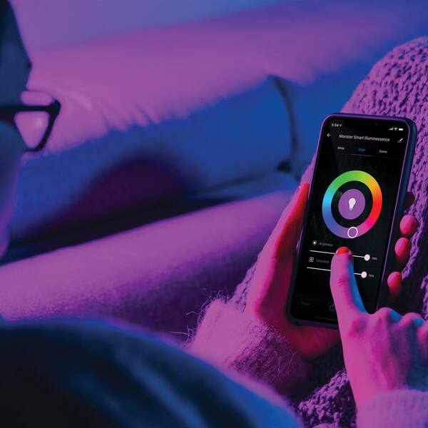 13.1ft Smart Sound Reactive Multi-Color Color Flow Effect LED Amplifier Light Strip with App Control