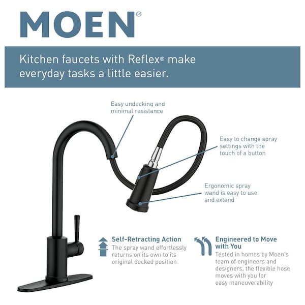 Align Single-Handle Bar Faucet Featuring Reflex in Matte Black