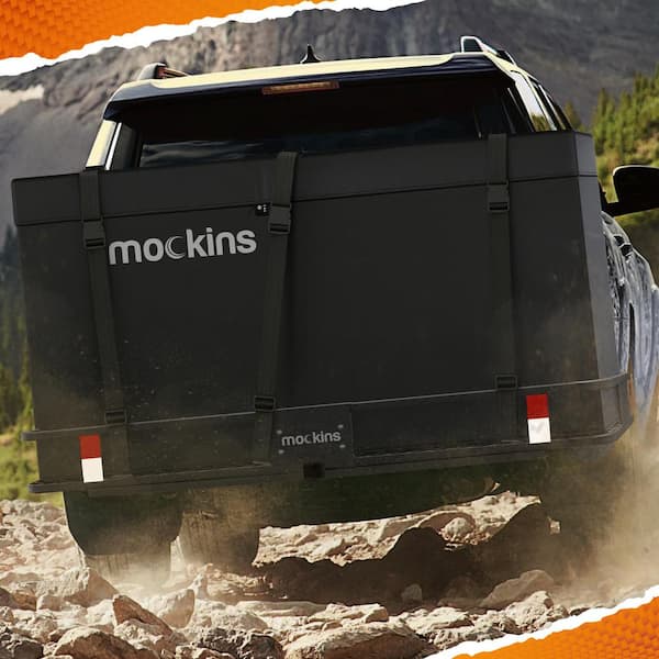 40 Cu.ft Waterproof Cargo Carrier Bag - 70in.x 33in.x 30in. - Hitch Bag with Lock, Straps and Carry Bag