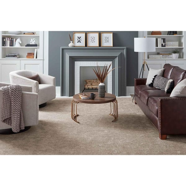Corry Sound  - North Winds - Gray 38 oz. Polyester Pattern Installed Carpet