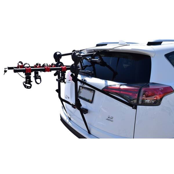 Hanger BC3 OS Back of Car Bike Carrier 3-Bike Rack 33 lbs. Capacity Trunk Mount