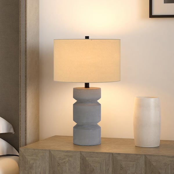 Reyna Table Lamp in Concrete