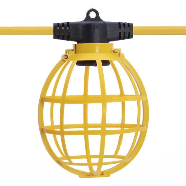 50 ft. 5-Socket String Caged Work Lights