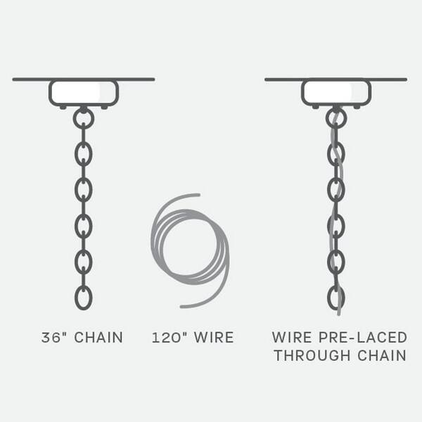 Tybee 1-Light Antique Bronze Outdoor Pendant Light with Clear Glass Shade