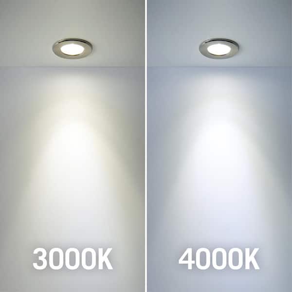 Mini-Recessed LED Puck Light Bright White (4000K)