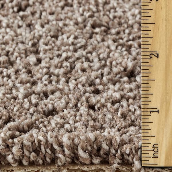 Huntcliff I Leather Bound Brown 31 oz. Triexta Texture Installed Carpet