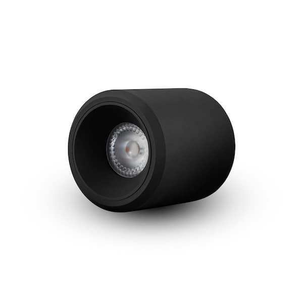 Node 3.5 in. 3000K Surface Mount LED Dimmable Downlight 100-277V ETL Certified Commercial Grade IC Rated Beam 33 Black