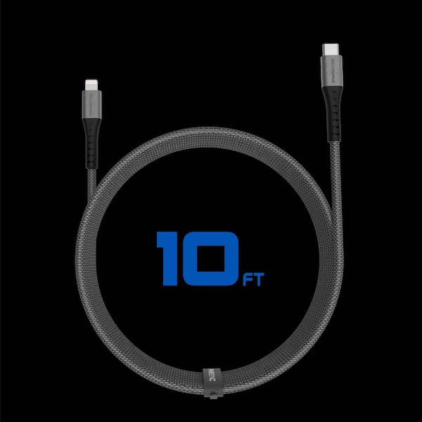 10 ft. Pwrsync Ultra Tough Lightning to USB-C Cable