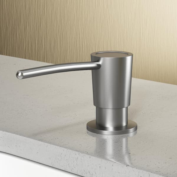10 oz. Kitchen Soap Dispenser in Stainless Steel