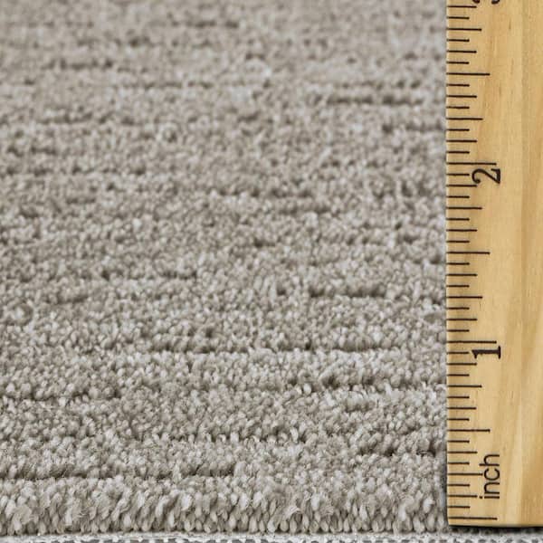Allison Cove Silver Bell Gray 39 oz. Triexta Pattern Installed Carpet