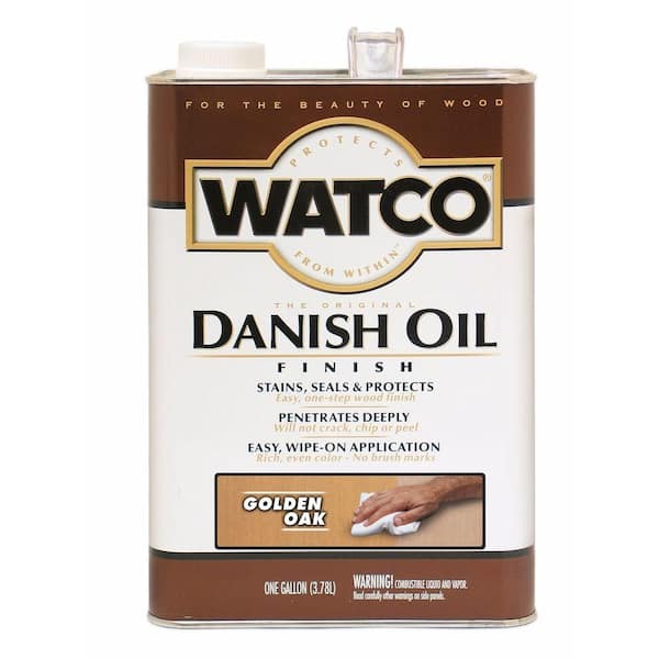 1 Gallon Danish Oil in Golden Oak (2 Pack)