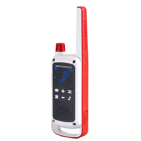 Talkabout T478 35 Mile Range Rechargeable Red Cross Emergency Preparedness 2-Way Radios with Charger