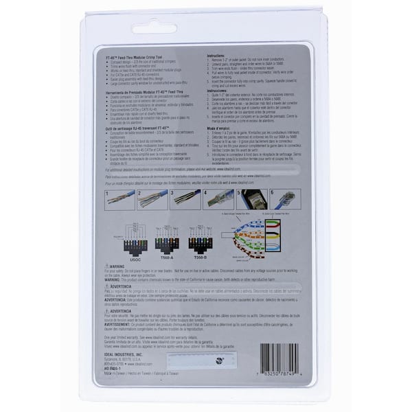 FT-45 Feed-Thru Modular Plug Crimp Tool