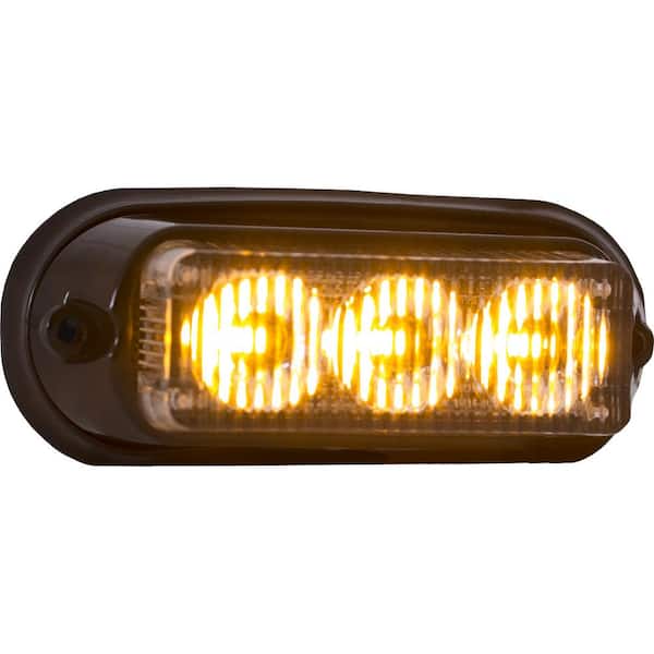 3.875 in. Amber LED Mini Strobe Light