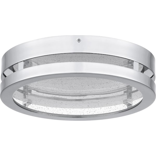 Sylvia 13 in. Polished Chrome LED Flush Mount