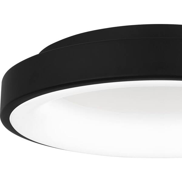 Stanton 13 in. Brushed Nickel Integrated LED Flush Mount