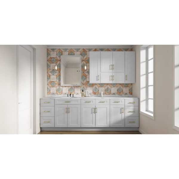 Shaker Style Ready To Assemble Stock Wall Kitchen Cabinet (33 in. W x 15 in. H x 24 in. D)