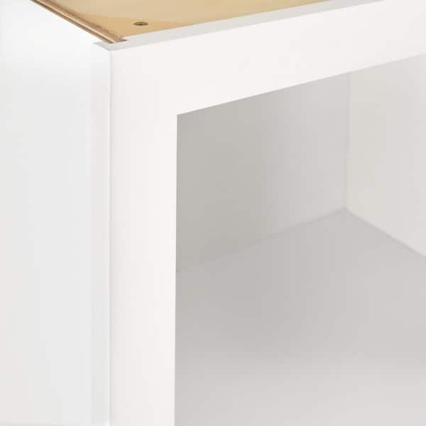 Avondale 18 in. W x 12 in. D x 30 in. H Ready to Assemble Plywood Shaker Wall Flex Kitchen Cabinet in Alpine White