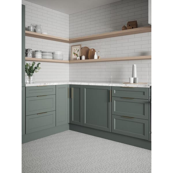 Cotton Blossom White 2.5 in. x 9.75 in. Glossy Textured Ceramic Wall Tile (5.38 sq. ft./Case)