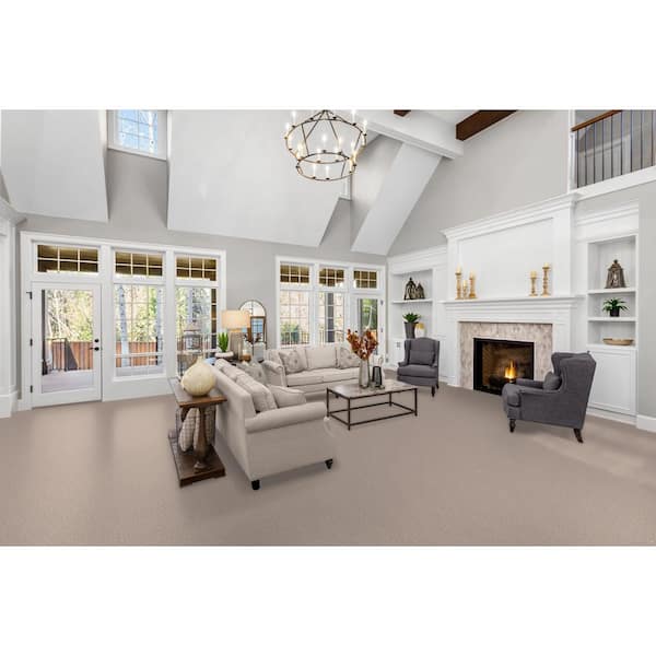 Nimble Creek - Jumper - Gray 32 oz. SD Polyester Texture Installed Carpet