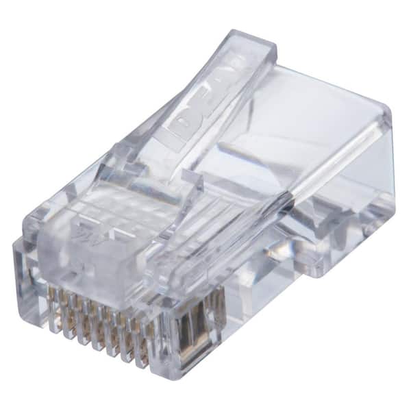 Cat5e Feed-Thru Modular Plug (50-Pack)