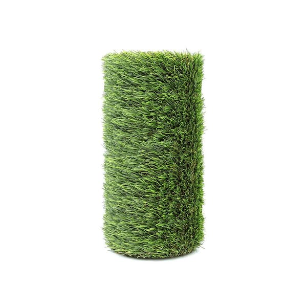 15 ft. W x Cut to Length Green and Tan Nylon Artificial Grass Turf
