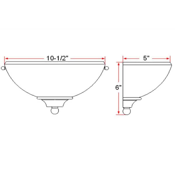 Millbridge 1-Light Satin Nickel Wall Sconce
