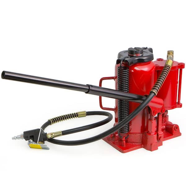 20-Ton Heavy-Duty Air Hydraulic Bottle Jack Manual Lifts Hoist