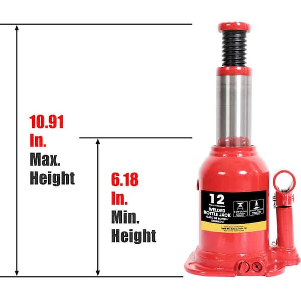 12-Ton Low-Profile Bottle Jack