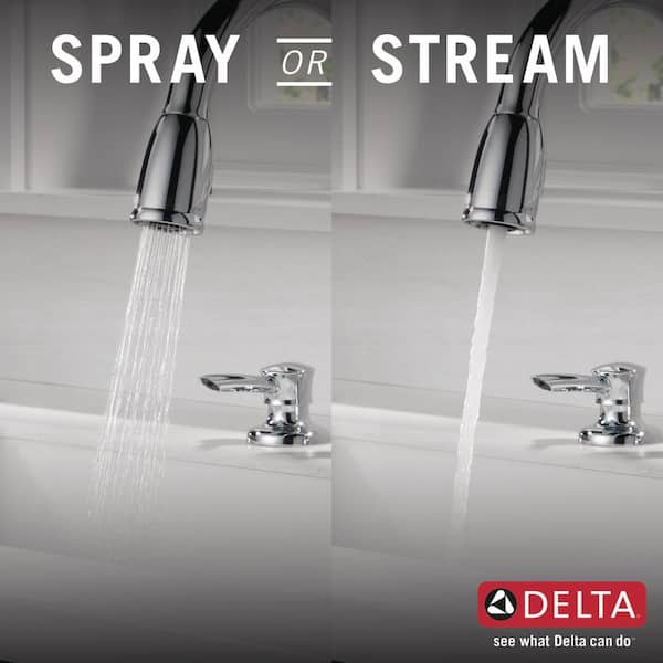 Kate Single-Handle Pull-Down Sprayer Kitchen Faucet with MagnaTite Docking and Soap Dispenser in Chrome