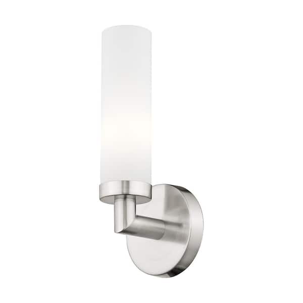 Aero 1 Light Brushed Nickel ADA Wall Sconce