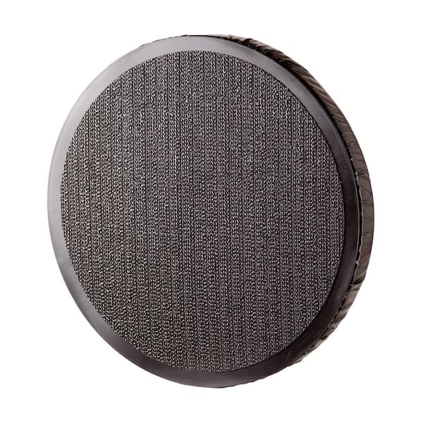 Deluxe Swivel Seat Cushion in Black Leatherette