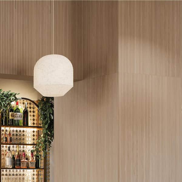 UrbanSlat Natural 16 in. x 48 in. Matte Ceramic Wall Tile (15.51 sq. ft./Case)