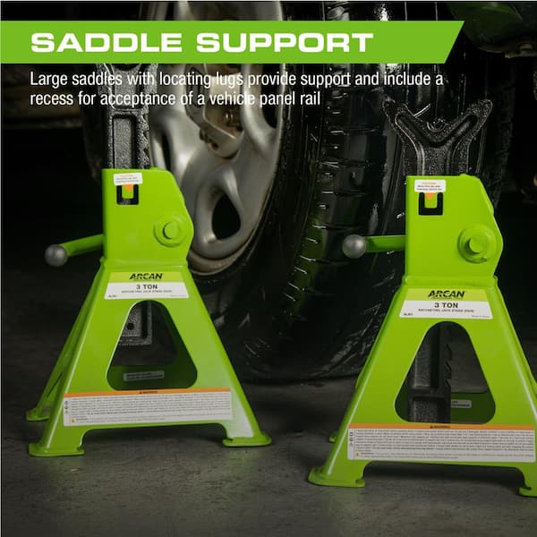 3-Ton Steel Jack Stands