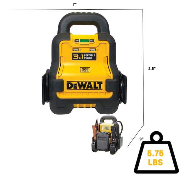 Battery Booster Combo Pack Compatible With 20V XR 5 AH Lithium-Ion Battery, includes 5AH Battery and Charger